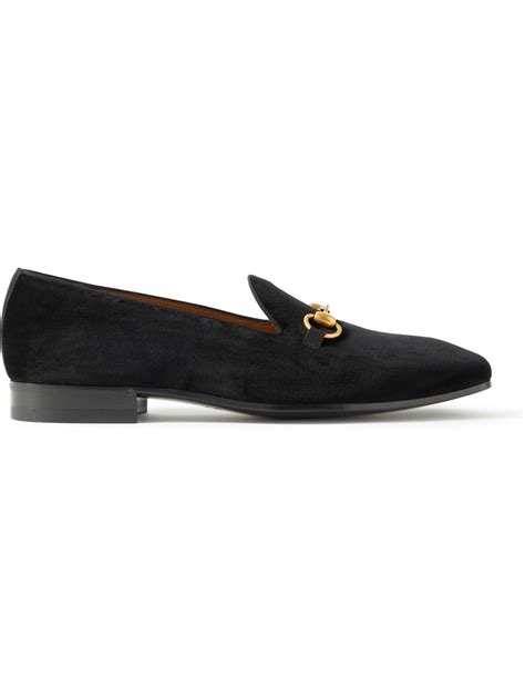 gallipoli gucci loafers men black velvet|gucci toe bit loafers.